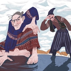 Иллюстрации к казачьим сказкам 