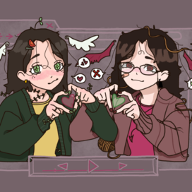 Миленький артик с подружкой