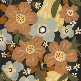 Принт цветочный