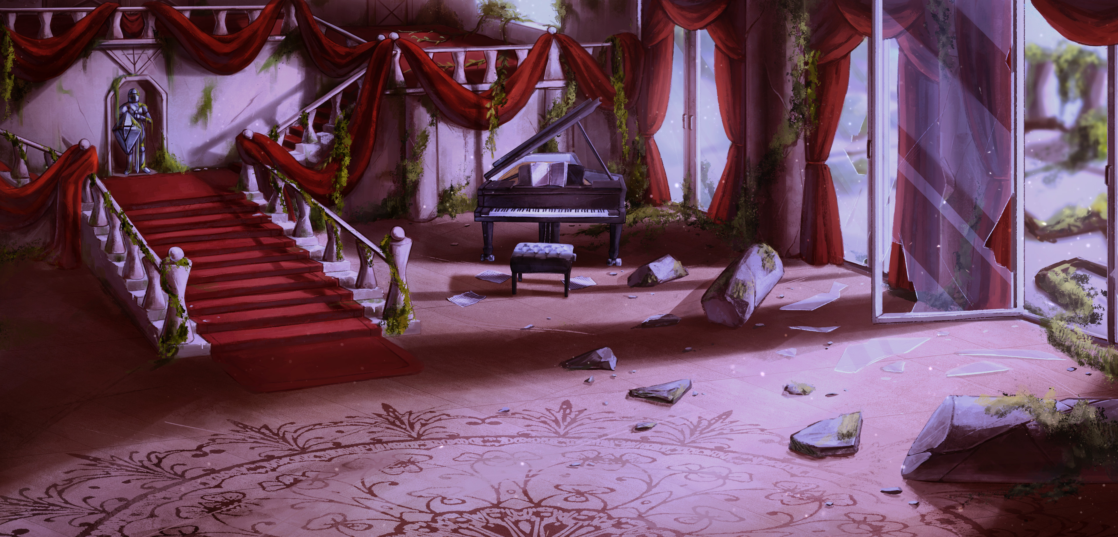 Концепт арт интерьера