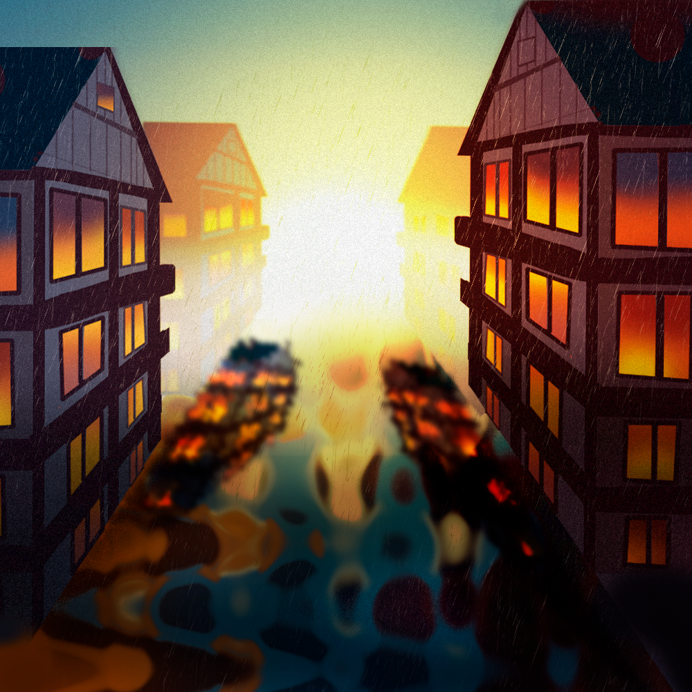 дождливый день