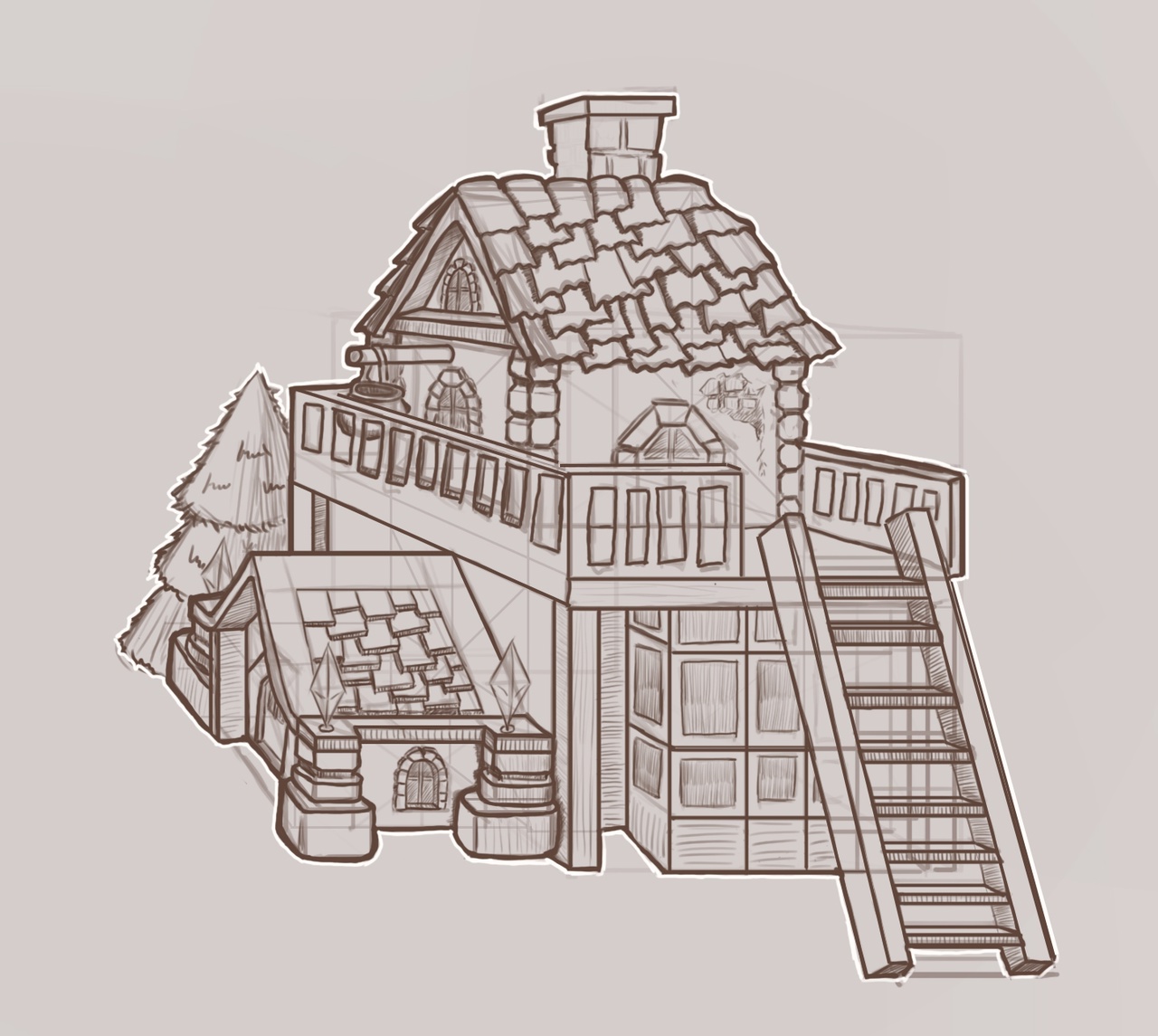 дом волшебницы