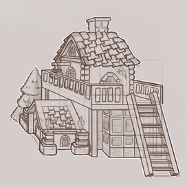 дом волшебницы