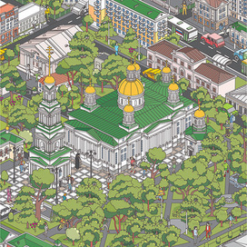 Пенза. Спасский кафедральный собор.