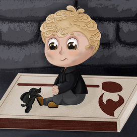 Кивихилли - персонаж для повести "Райфолли - человечки из печной трубы"