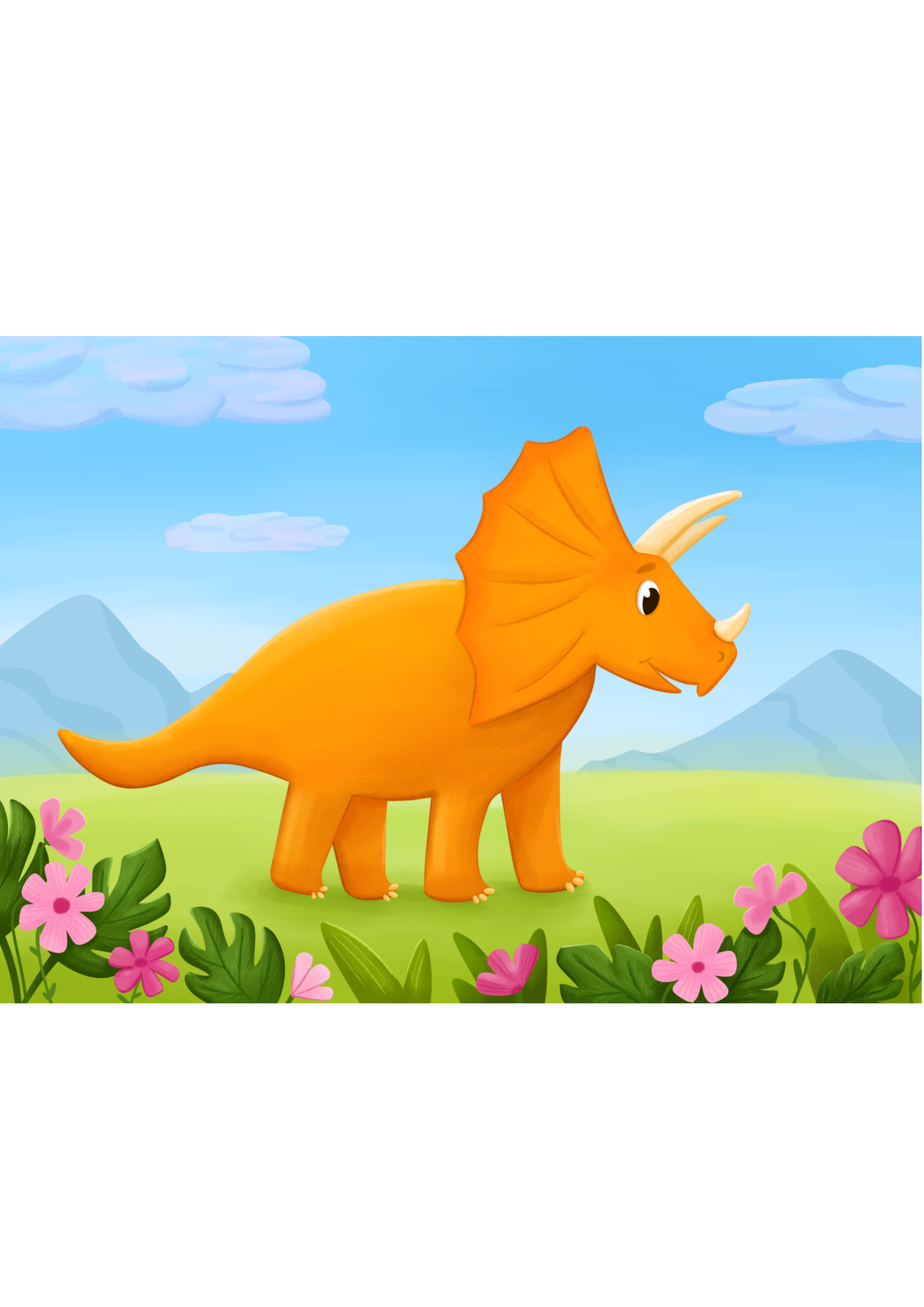 Динозавр трицератопс