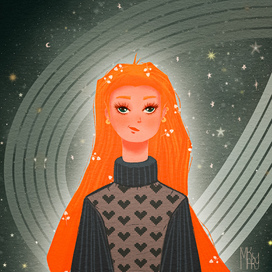 Рыжеволосая девушка