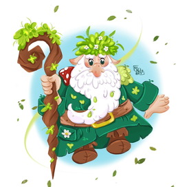Хранитель леса, волшебный персонаж 