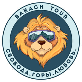 Стикер Лев. Стикер для тура в Шерегеш.