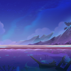 Tropical Paradise. Transition world