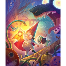 Фанарт «По ту сторону изгороди»