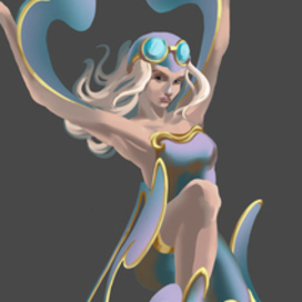 Концепт-арт игрового персонажа