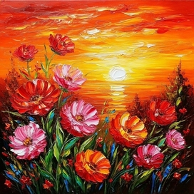 Красочный закат