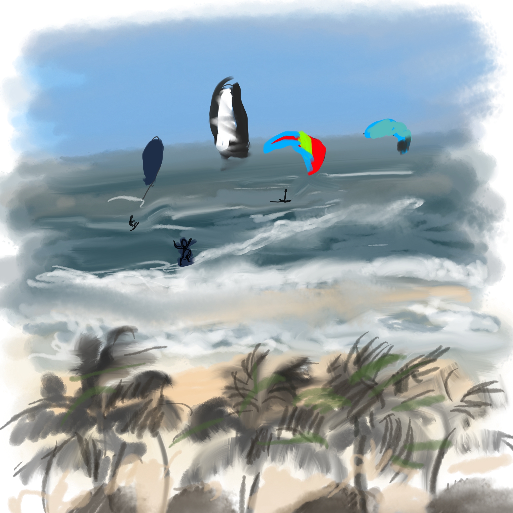 Кайтсёрферы