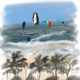 Кайтсёрферы