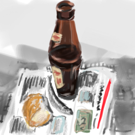 Одинокий ужин