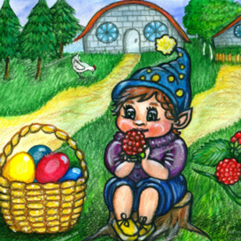 Сказочная деревенька.