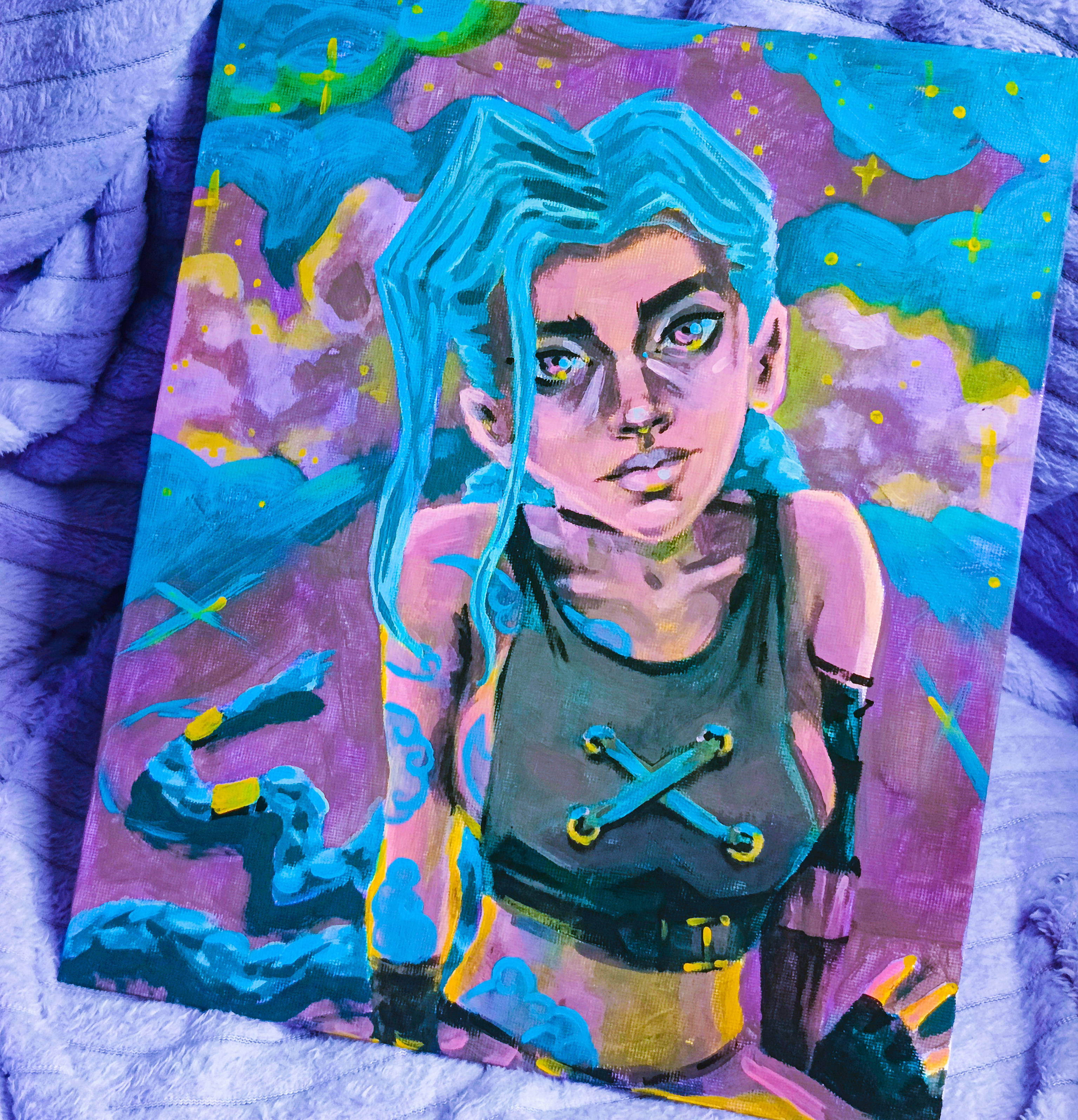 Джинкс │ Акрил на холсте