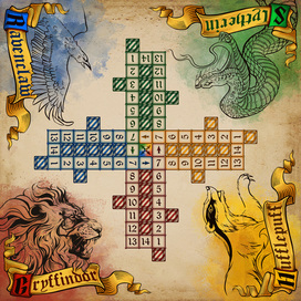 Настольная игра в стиле "Гарри Поттера"