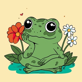 Серия моих любимых лягушек, №2