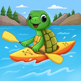 Детские пазлы. Животные на транспорте