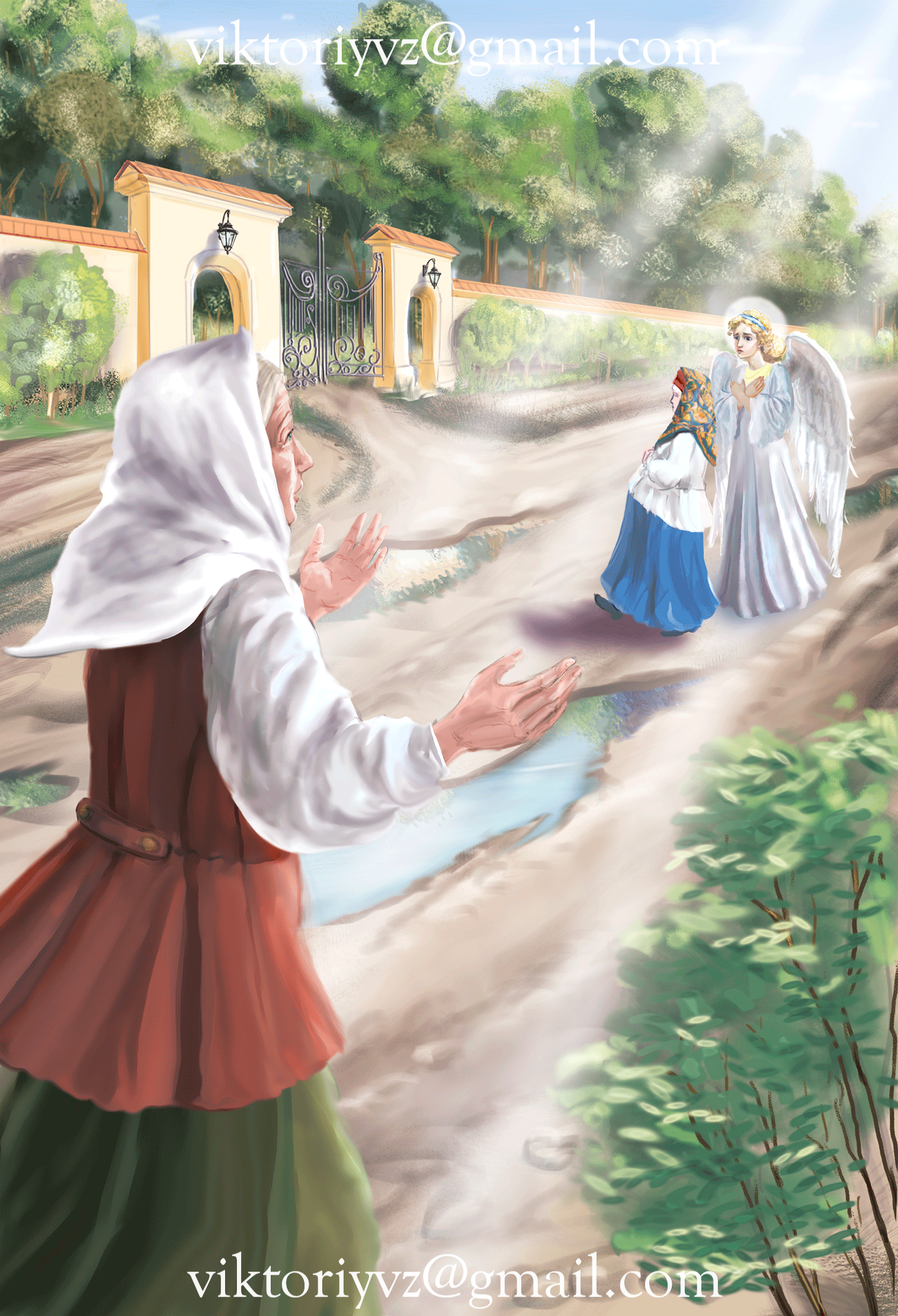 Печальный ангел.