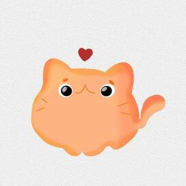 Котик для открытки 