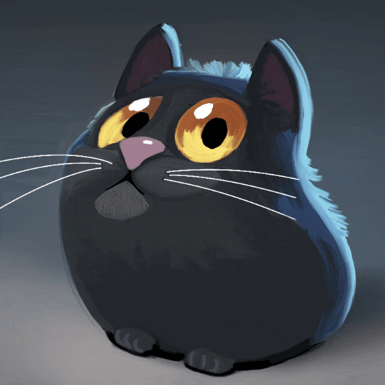 Моя первая гифка , рисовала с нуля