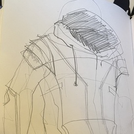 Дизайн худи в стиле футуризм/ fashion designer 