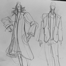 Fashion designer illustrations 