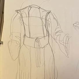 Скетч костюма 