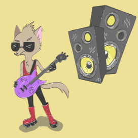 Мультяшный персонаж Кайот