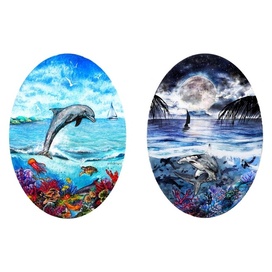 Морские обитатели. День и ночь.