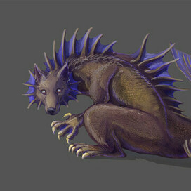 Фантастические животные / морские чудовища / водяная собака