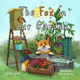 Обложка для детской книги "The Fox In our Garden"