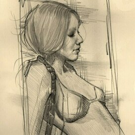 Девушка в купальнике 