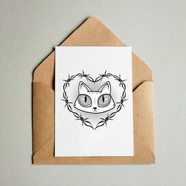 Карточка для бреда украшений