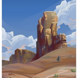 Пустынный пейзаж