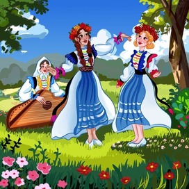 Горномарийские девушки