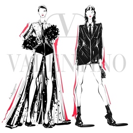 Образы с показа Valentino