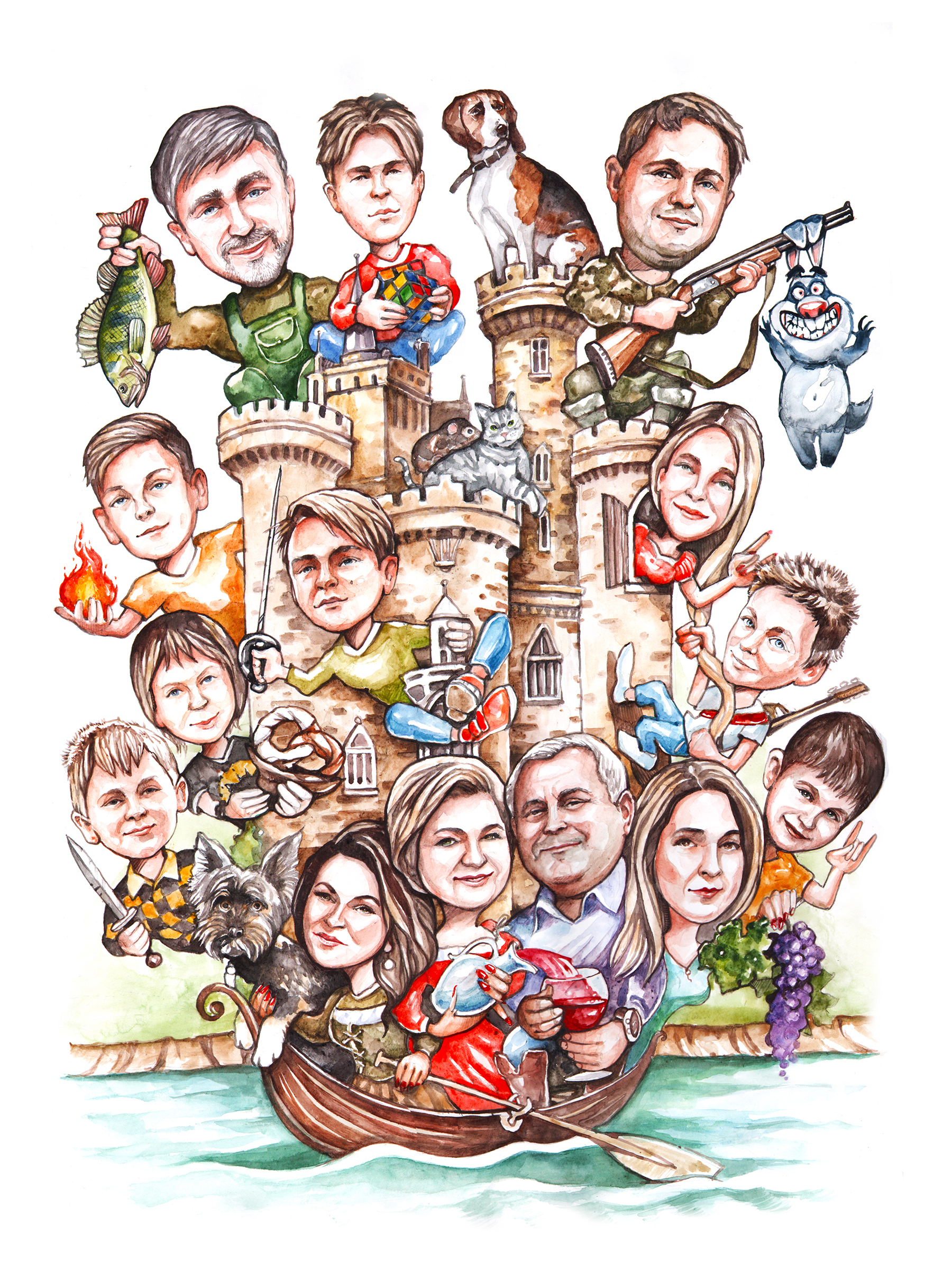 большая семейка