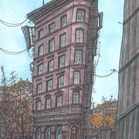 Здание Merchants Bank, Провиденс, Род-Айленд, США.