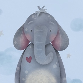 Разработка персонажа для плаката в детскую комнату!