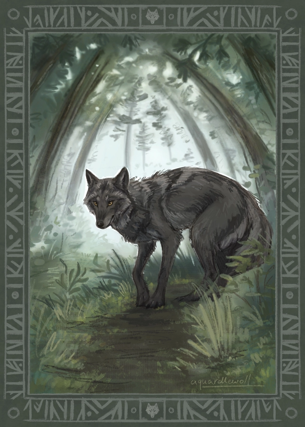 Черный волк