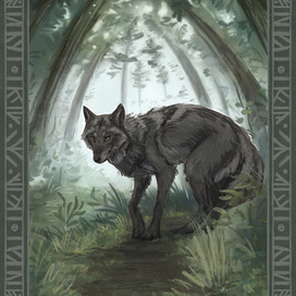 Черный волк