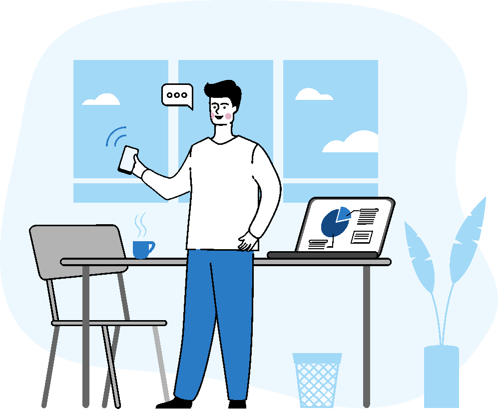 Серия иллюстраций для оформления сайта завода