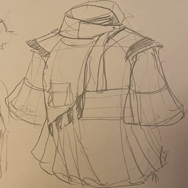 Эскиз блузы