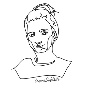 Портрет одной линией для конкурса BigGame by Marketorium