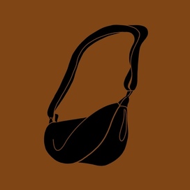 Минималистичная иллюстрация "сумка"