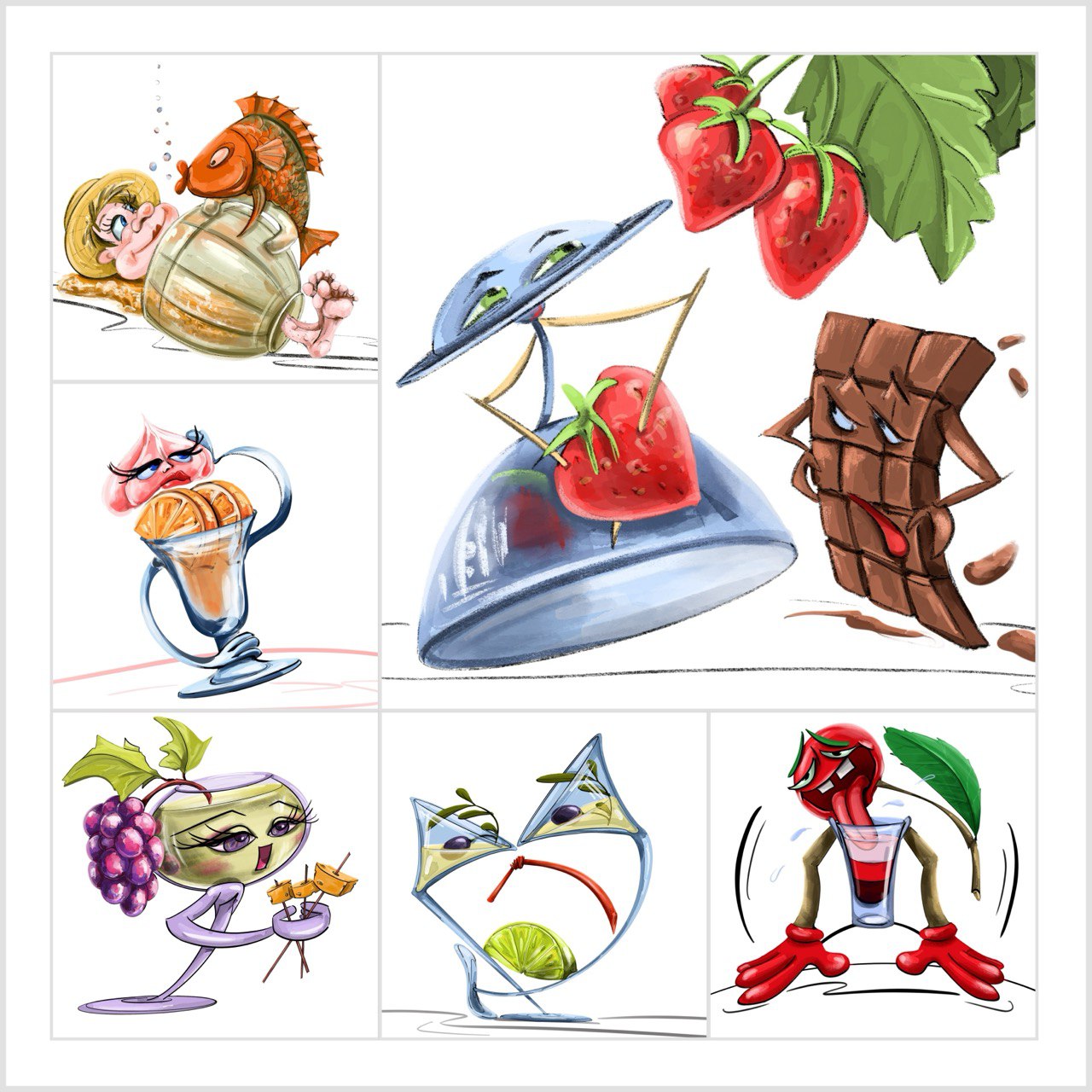 Креативные коктейли